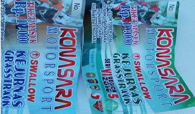 Penonton Protes Harga Tiket Kejurnas Motor Cross di Konut 
